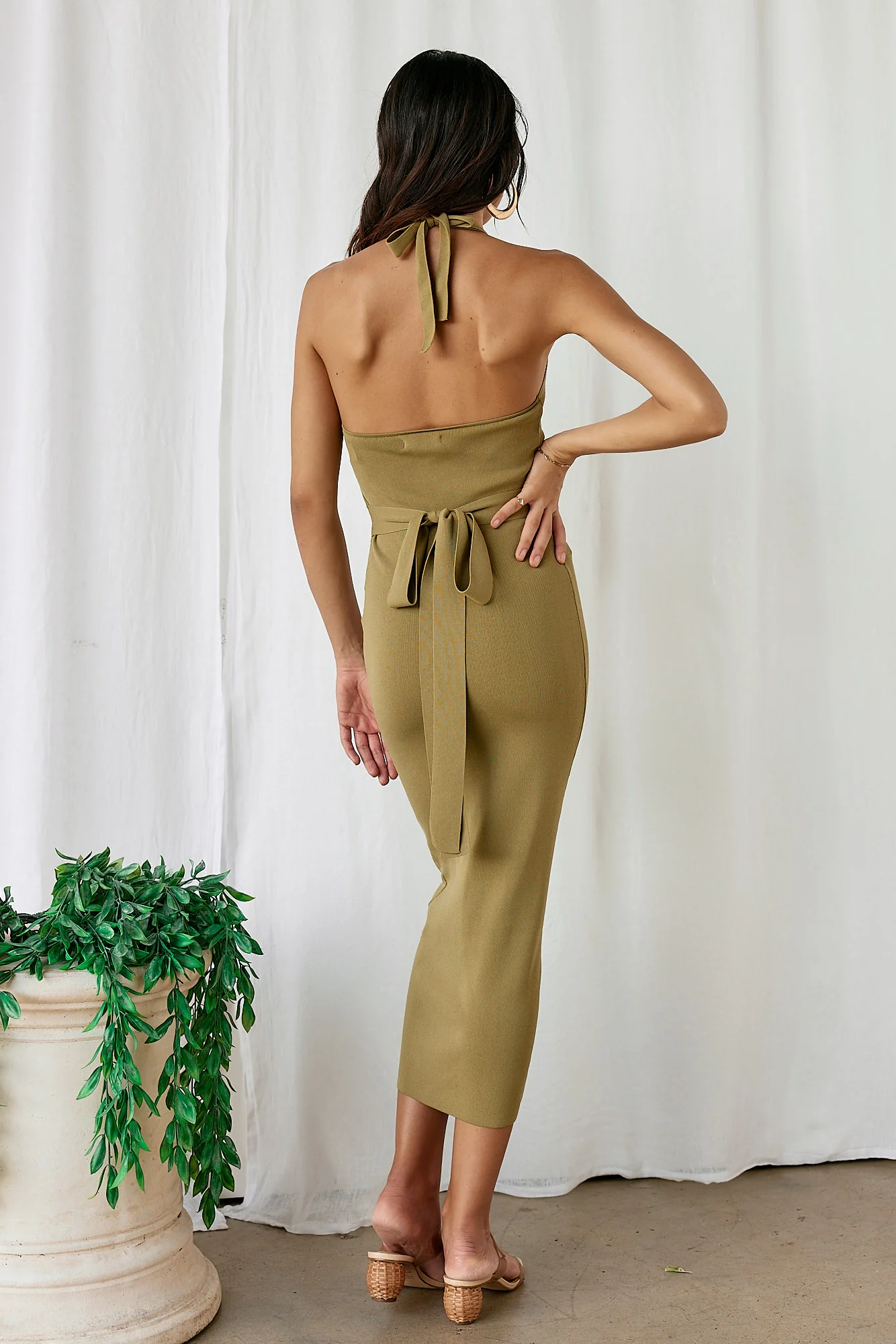 Kalea Maxi Dress Green - Image 7