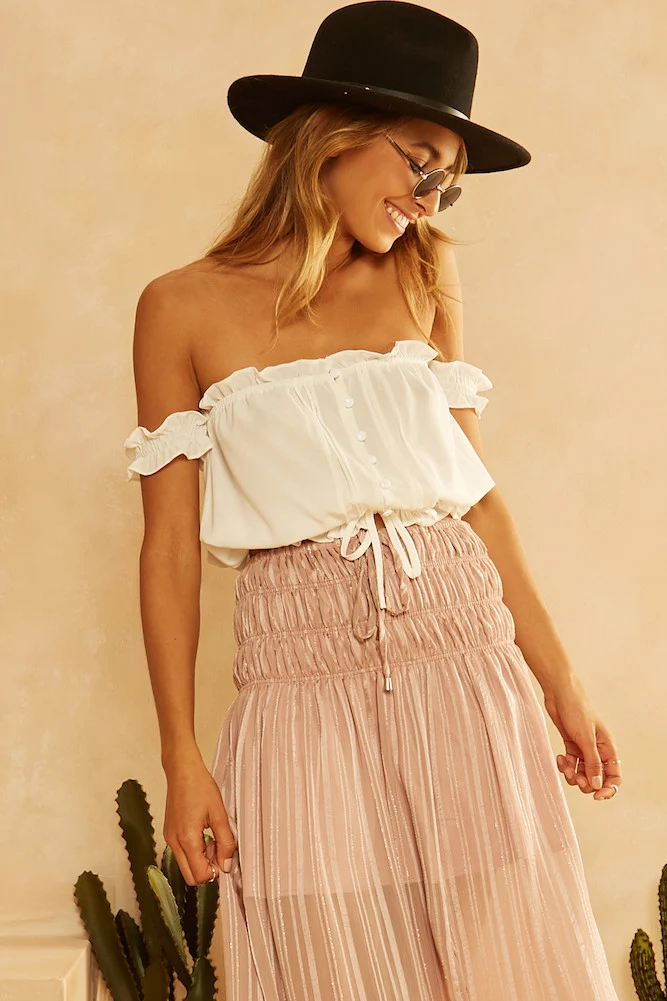 Katja Crop Top White - Image 2