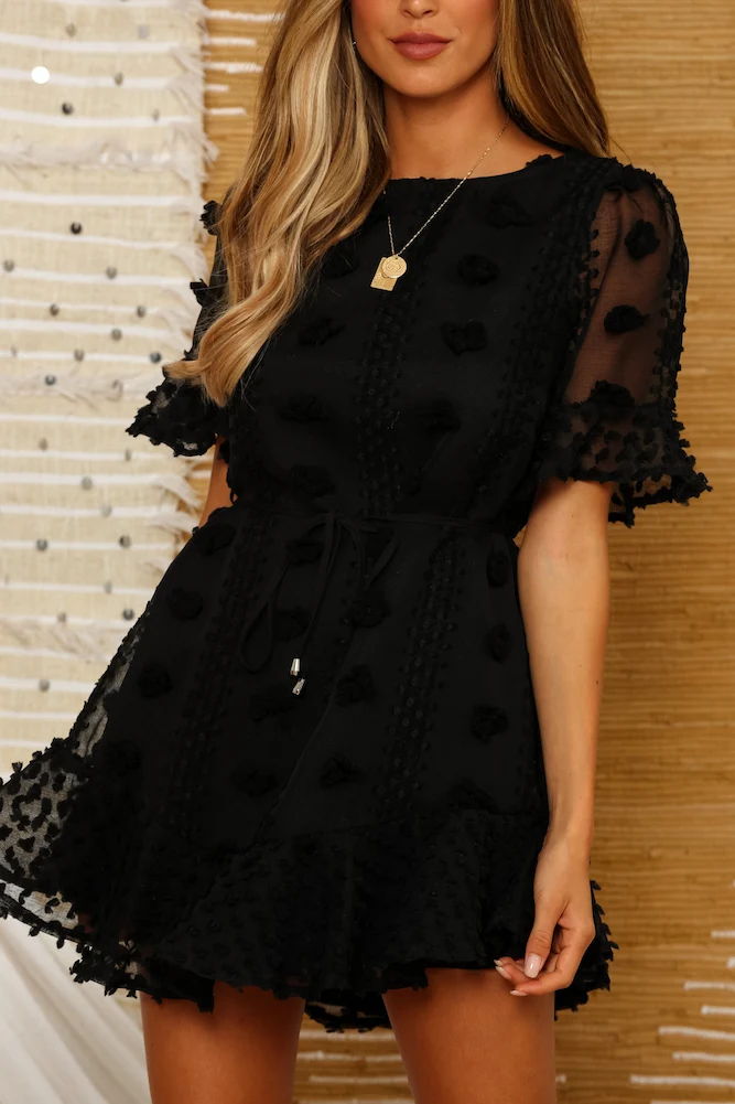 Kissed By The Sun Dress Black - Image 8