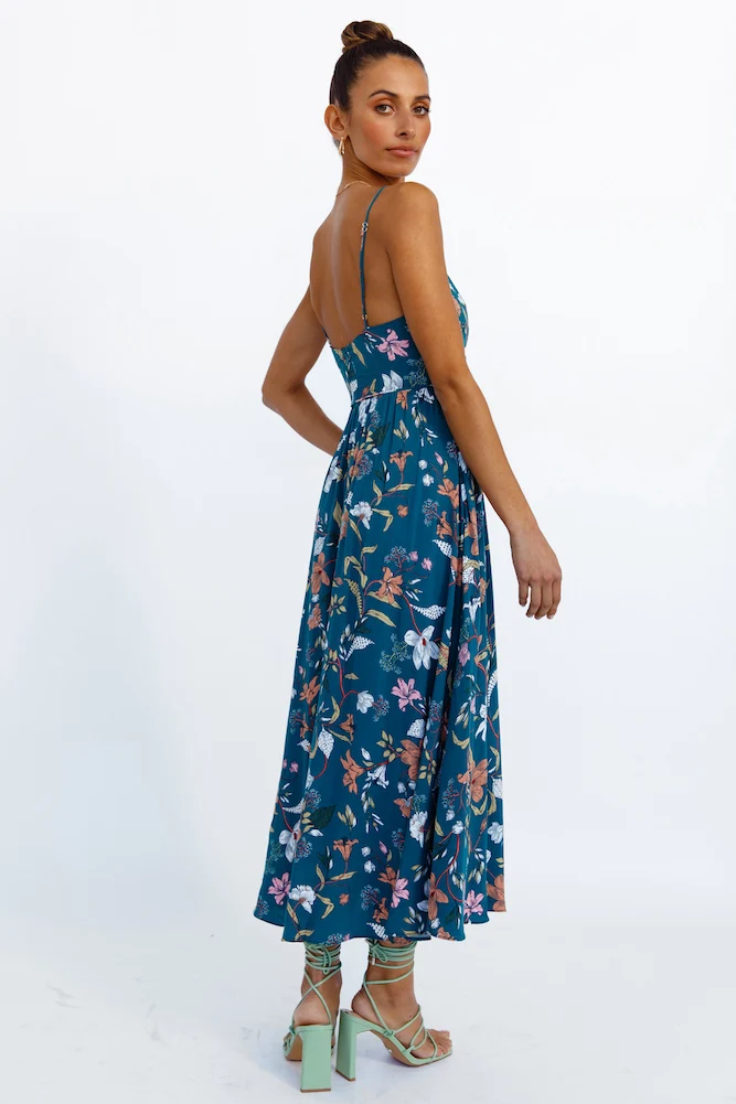 Know That Maxi Dress Teal - Image 5