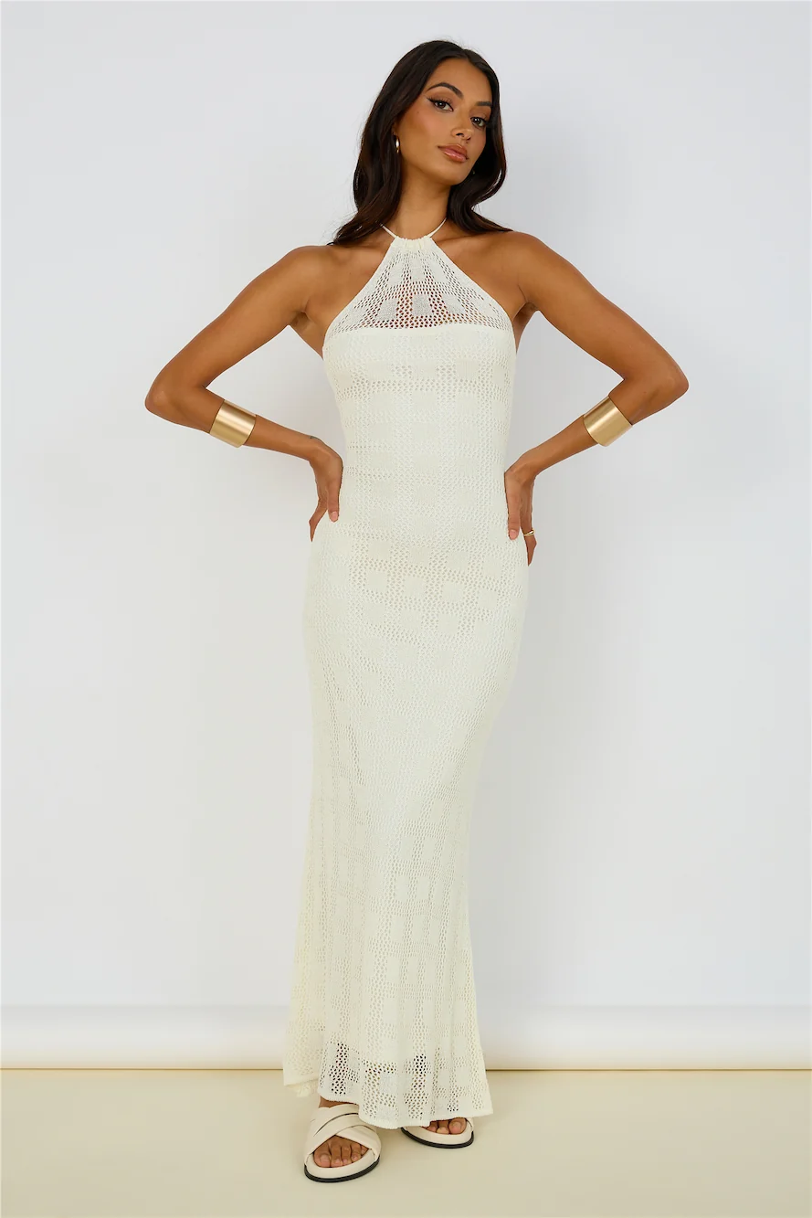 Kombucha Maxi Dress White - Image 5
