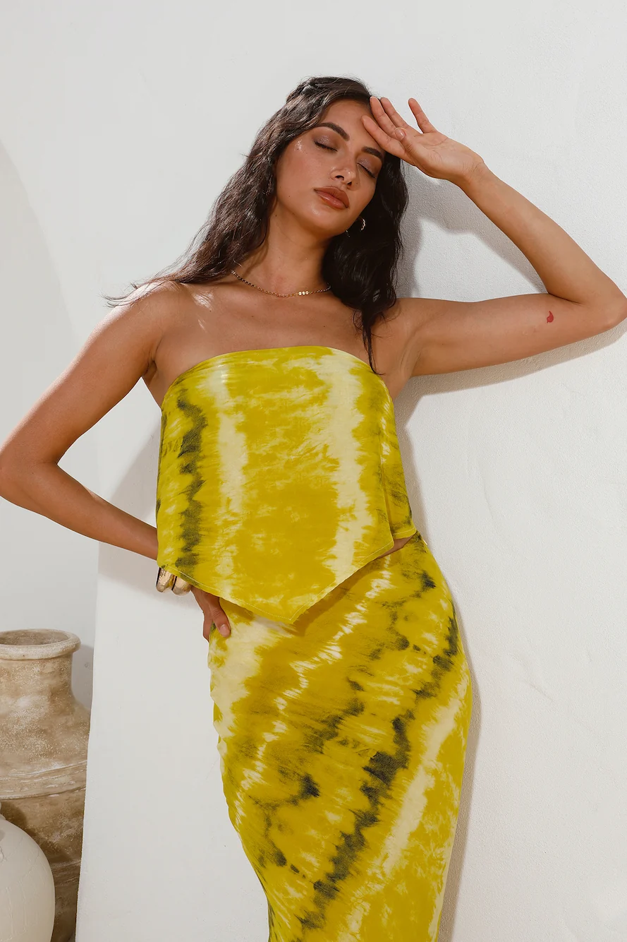 LE SALTY Ava Strapless Cami Golden - Image 7