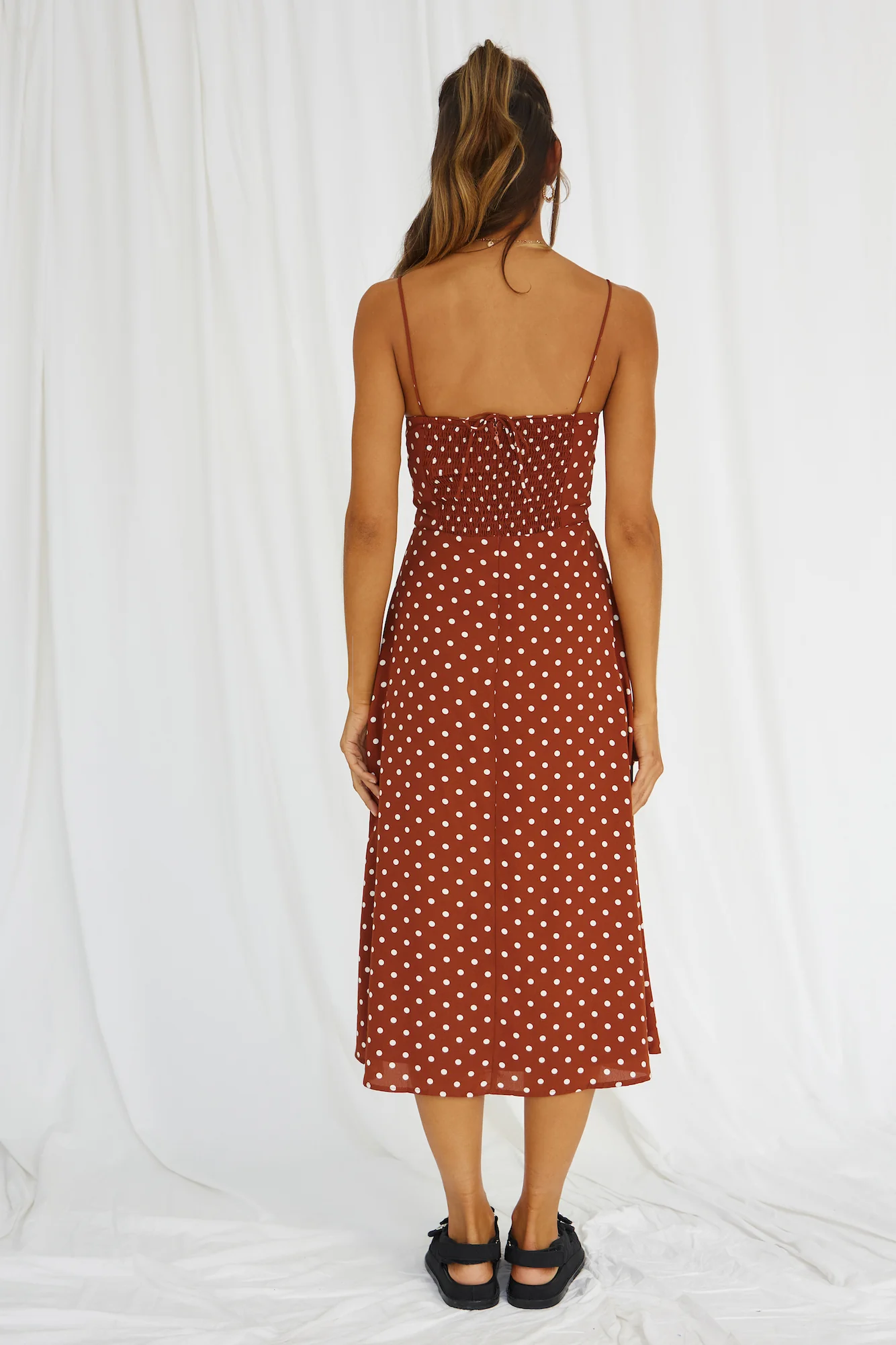 Leave Me Loving Maxi Dress Rust - Image 9