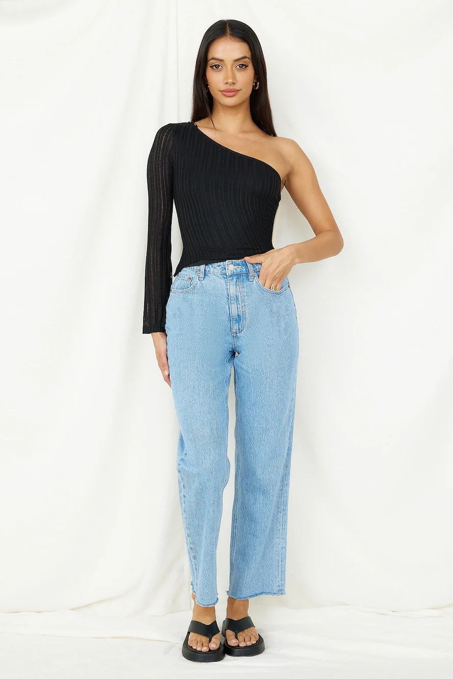 LEE High Straight Slim Fit Jean Essential Blue