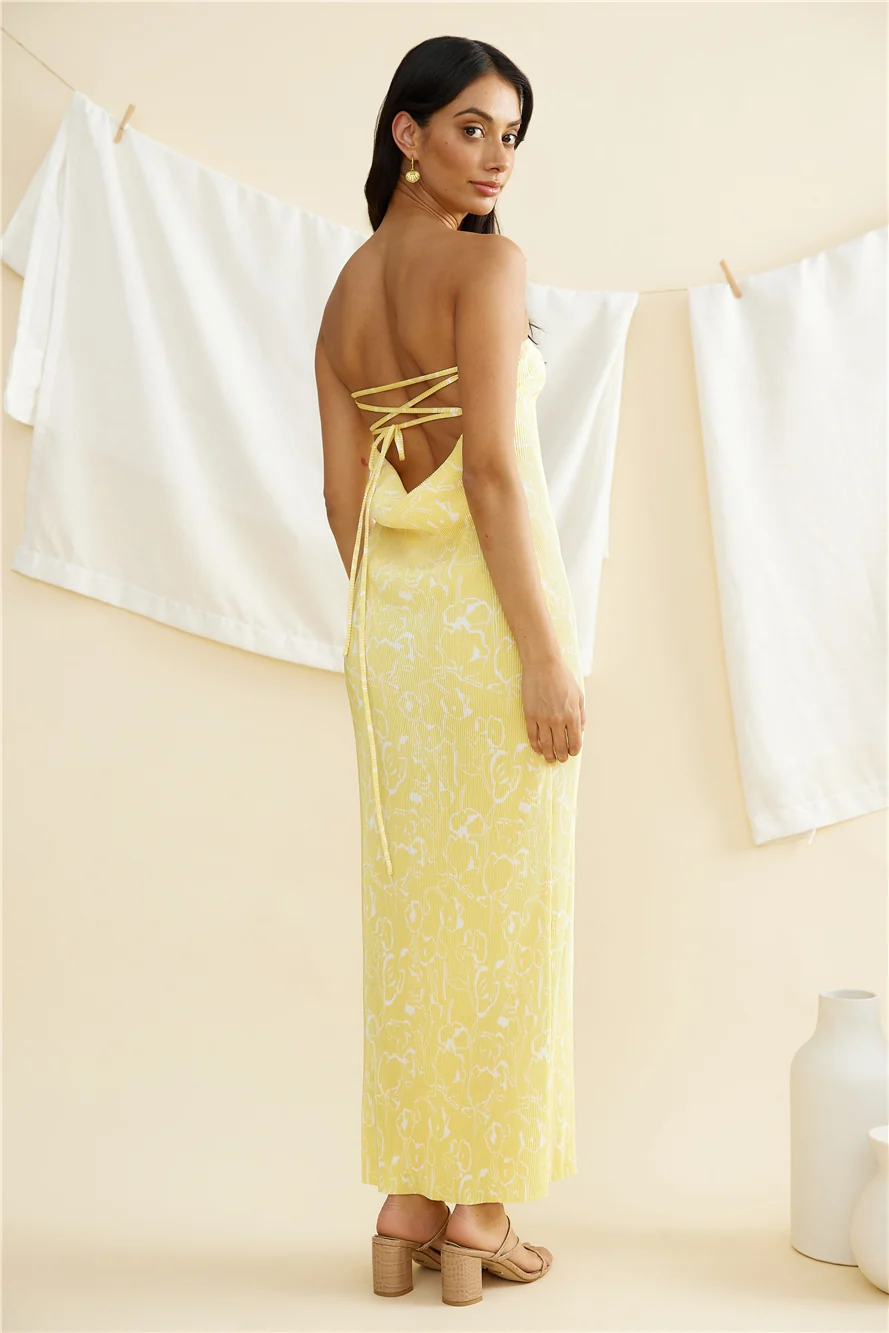 Lemon Cello Maxi Dress - Image 5