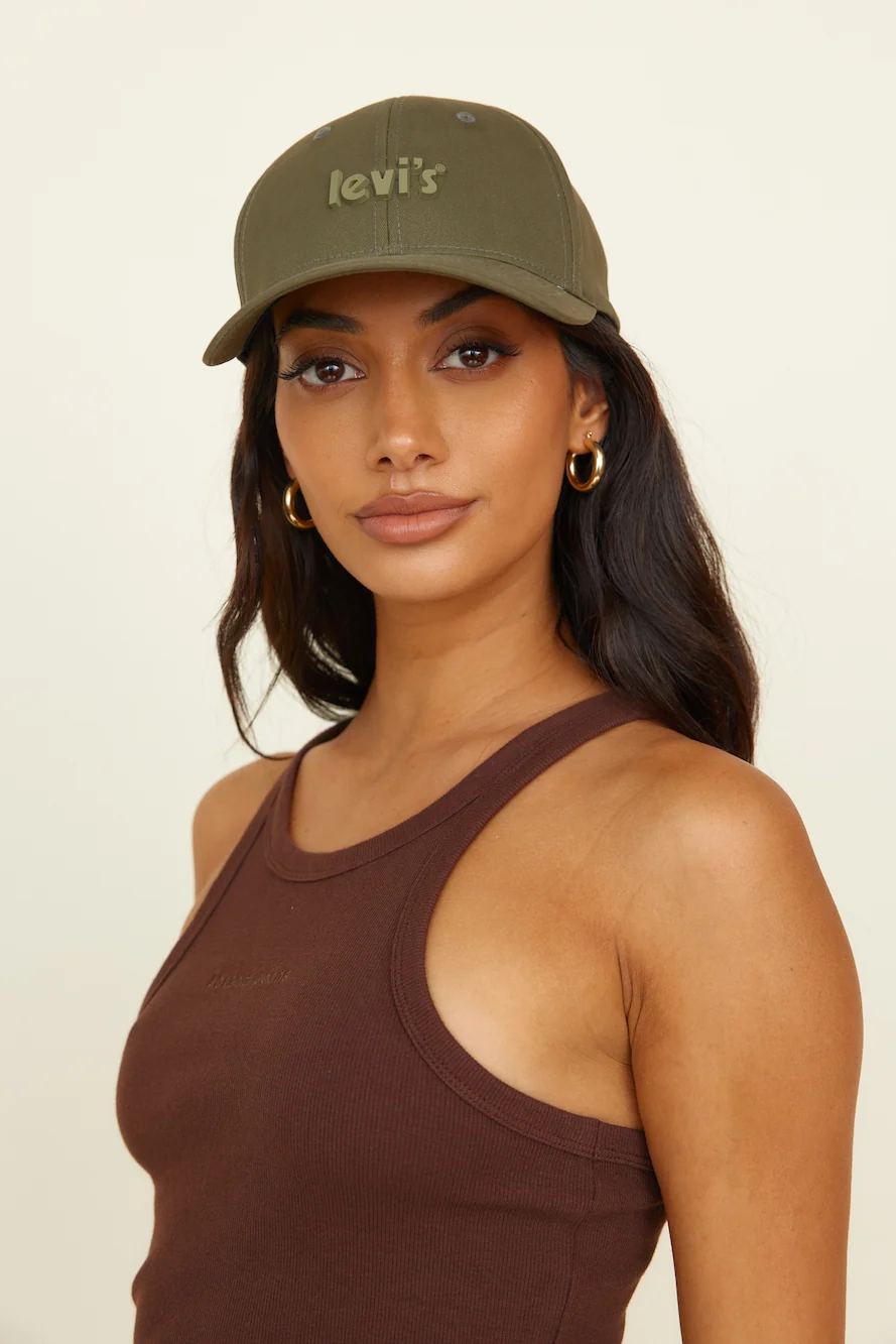 LEVI'S Flex Fit Cap Army Green - Image 3