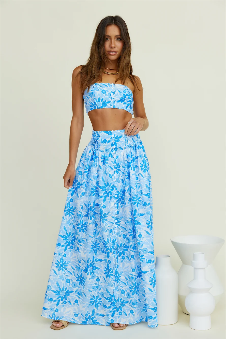 Lights Up Crop Top Blue - Image 6