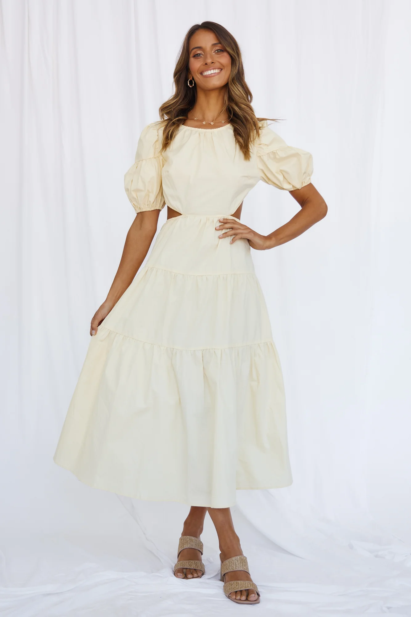 Like A Marigold Maxi Dress Yellow - Image 3