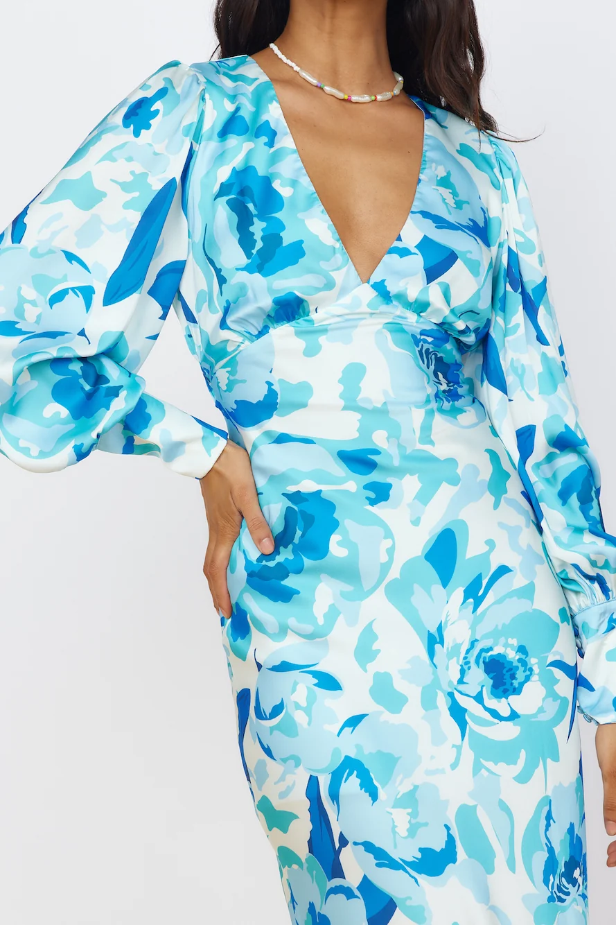 Limitless Possibilities Maxi Dress Blue - Image 3