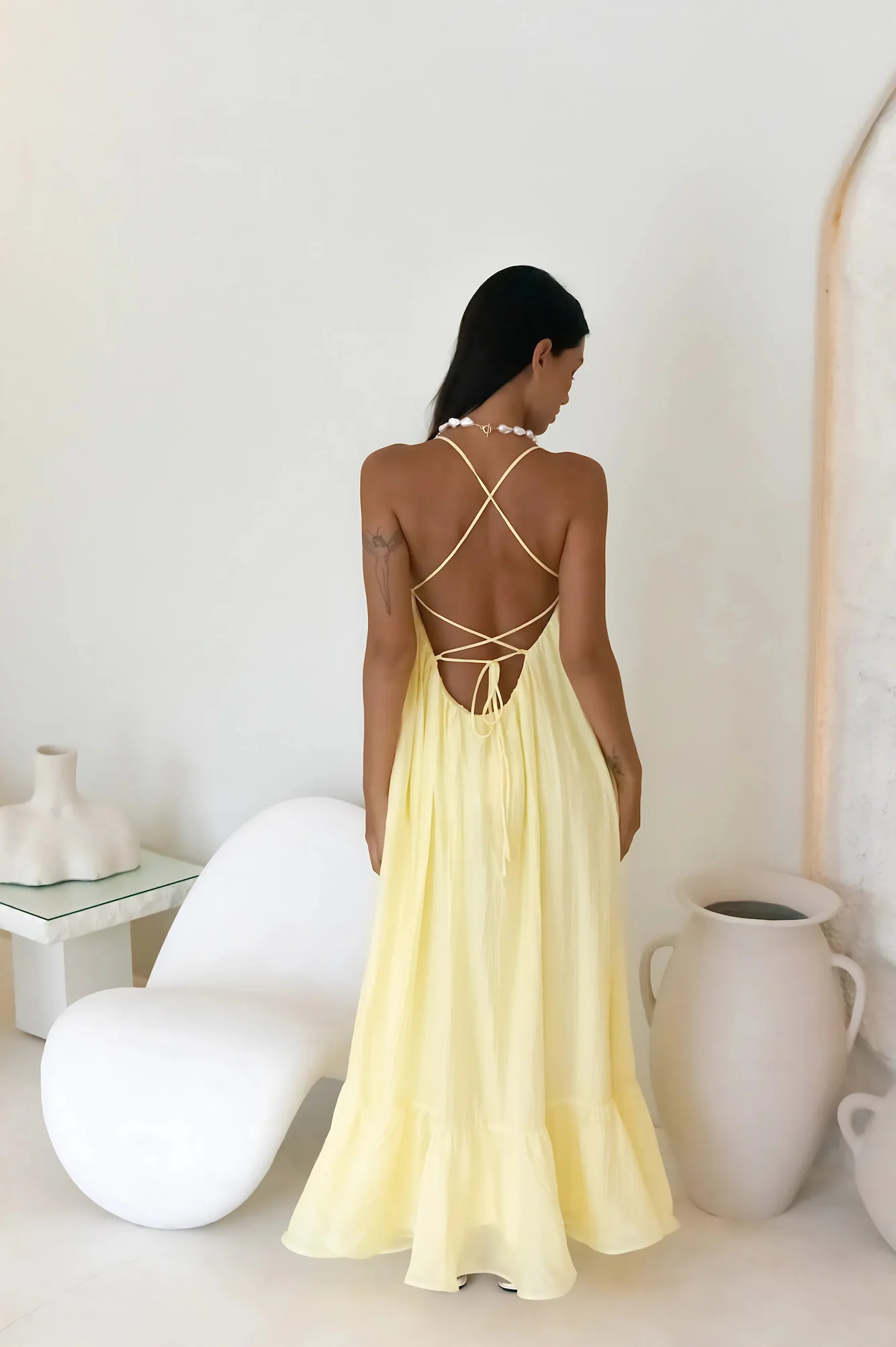 Limoncello Spritz Maxi Dress Yellow - Image 2