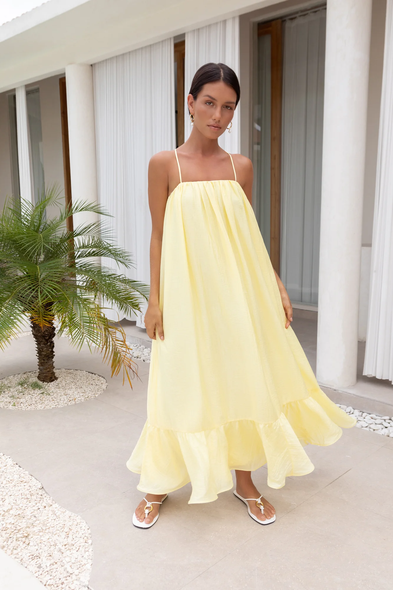 Limoncello Spritz Maxi Dress Yellow - Image 4