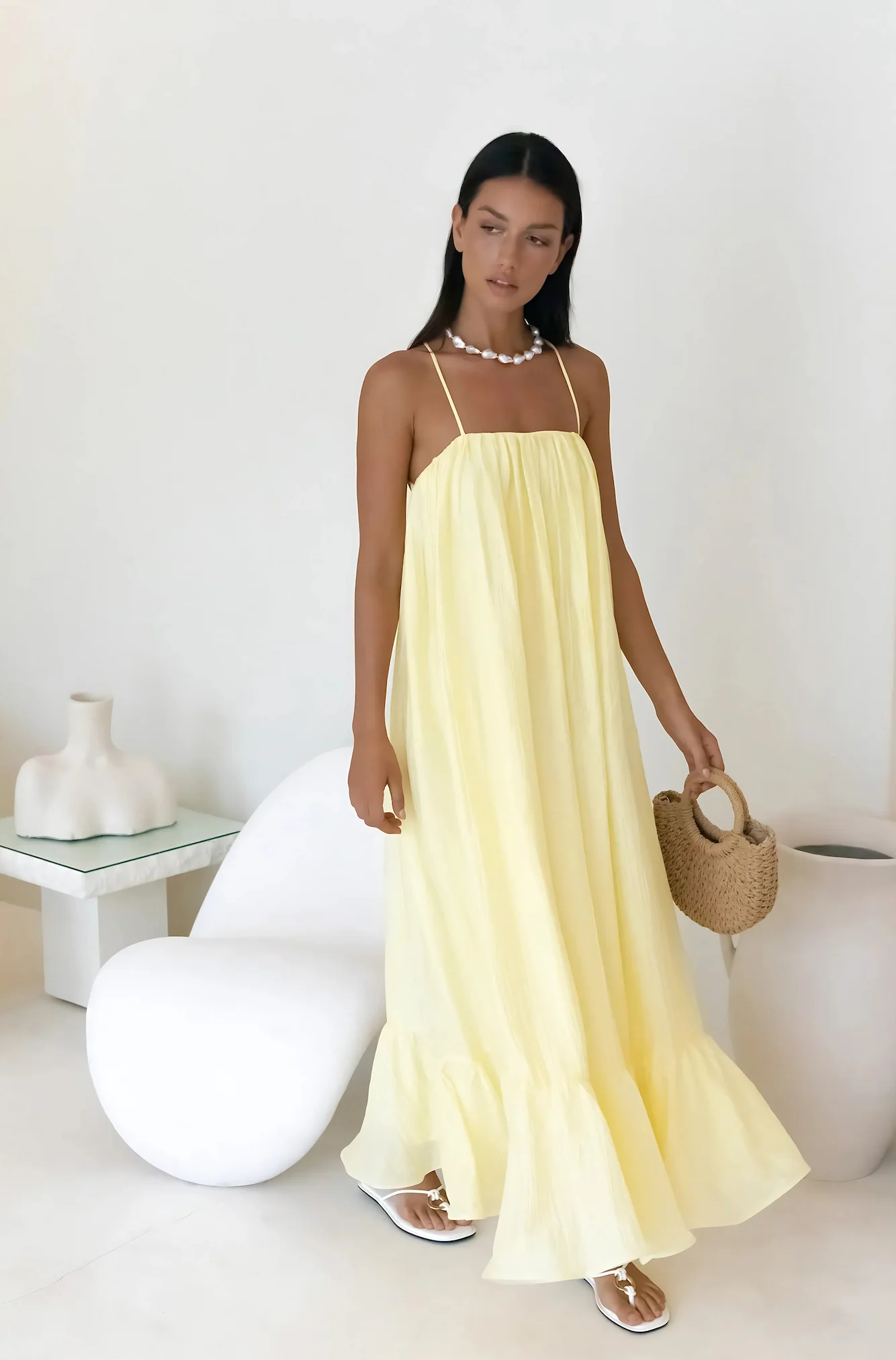 Limoncello Spritz Maxi Dress Yellow - Image 5