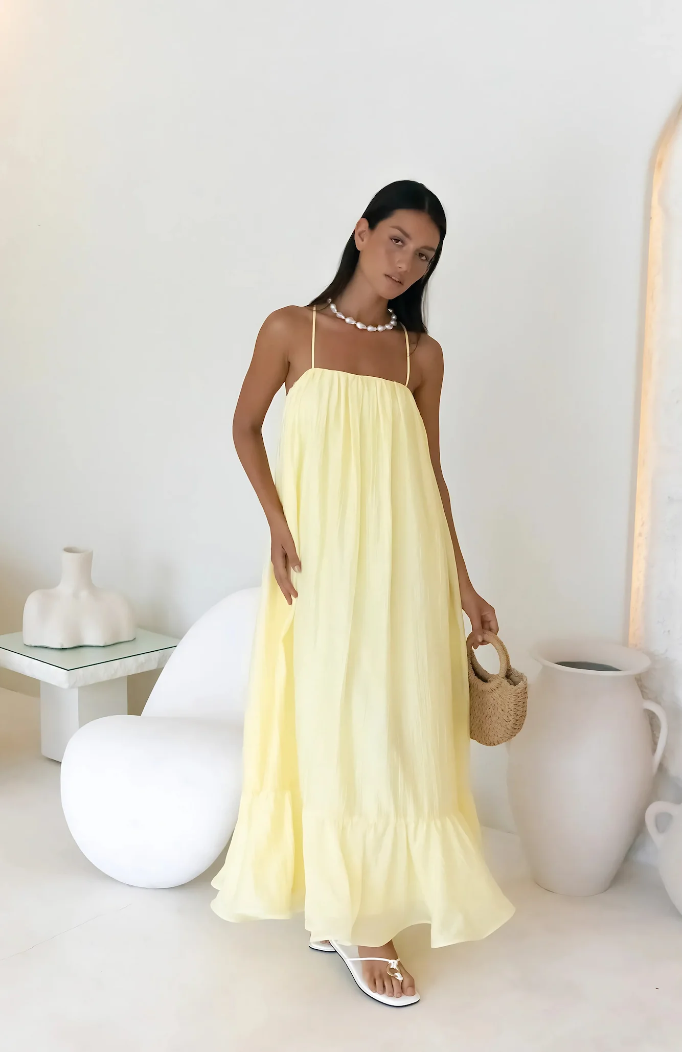 Limoncello Spritz Maxi Dress Yellow - Image 6
