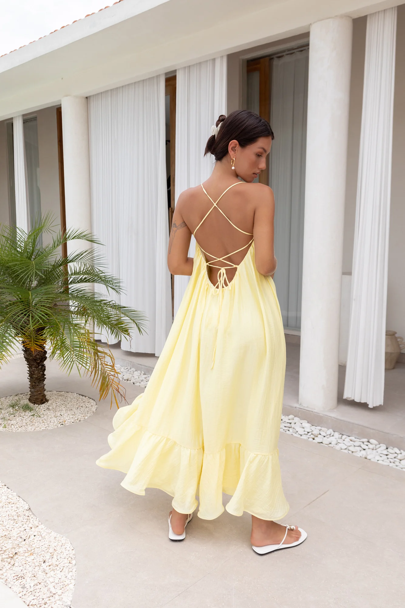 Limoncello Spritz Maxi Dress Yellow - Image 7