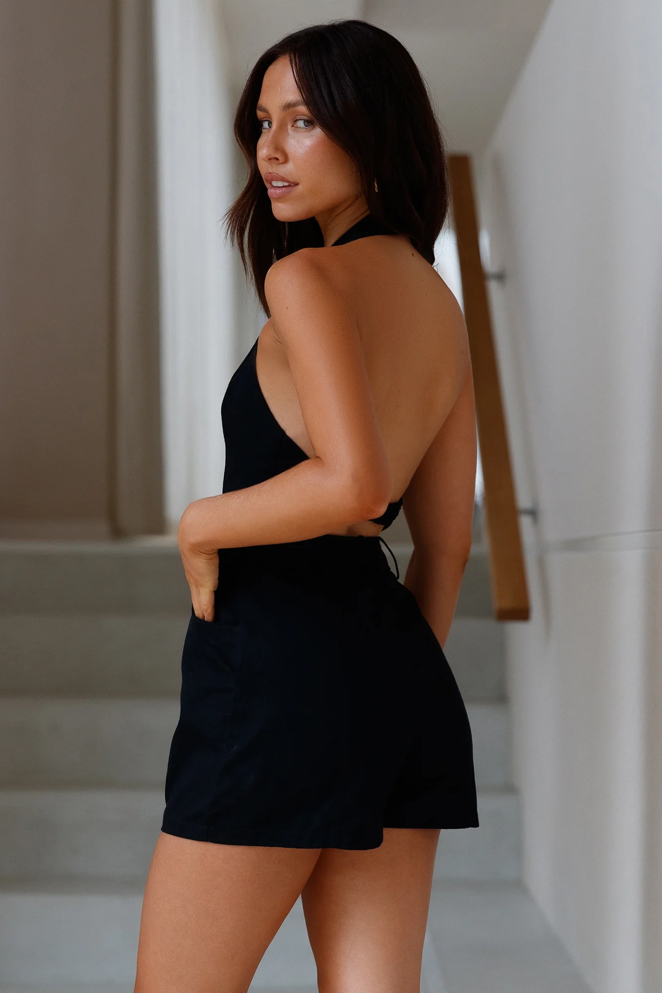Little Things Romper Black - Image 4