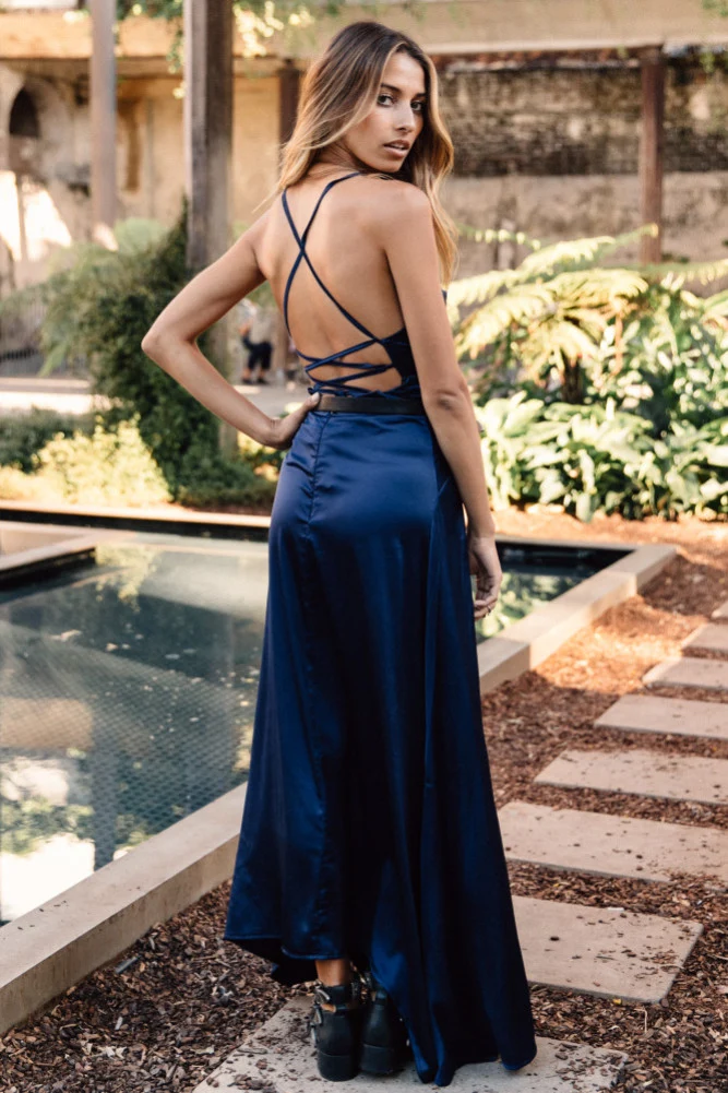 Lonely Star Maxi Dress Navy - Image 7