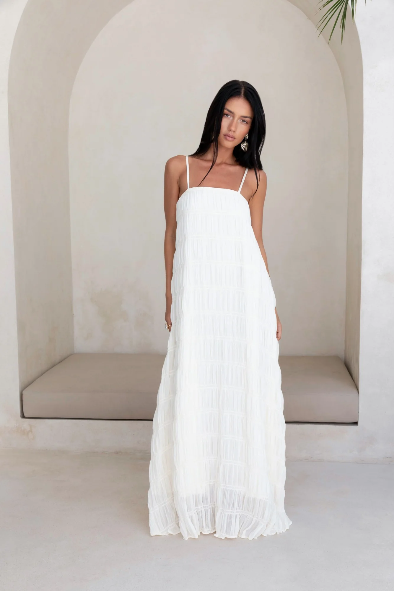 Louisiana Maxi Dress Shell - Image 3