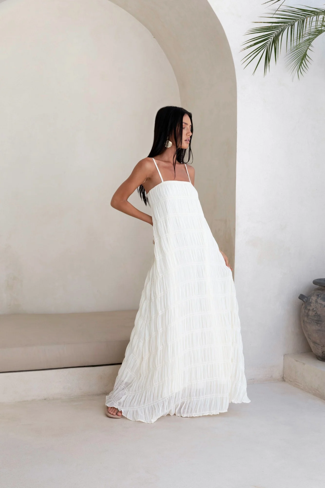 Louisiana Maxi Dress Shell - Image 4