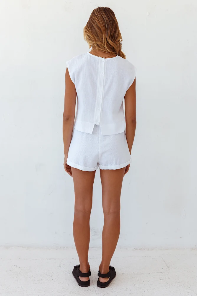 Love And Glory Shorts White - Image 7