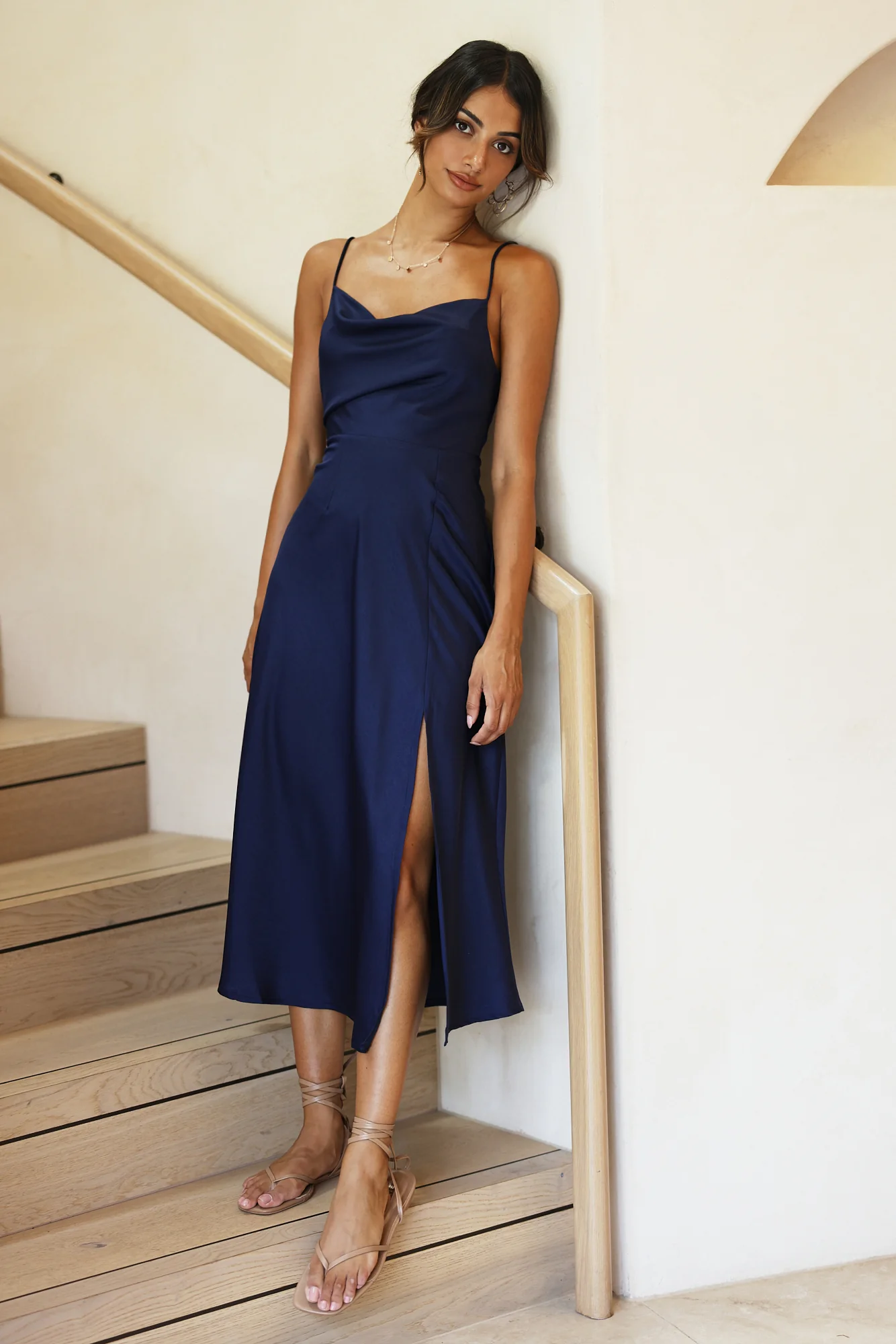 Love Games Maxi Dress Navy - Image 3