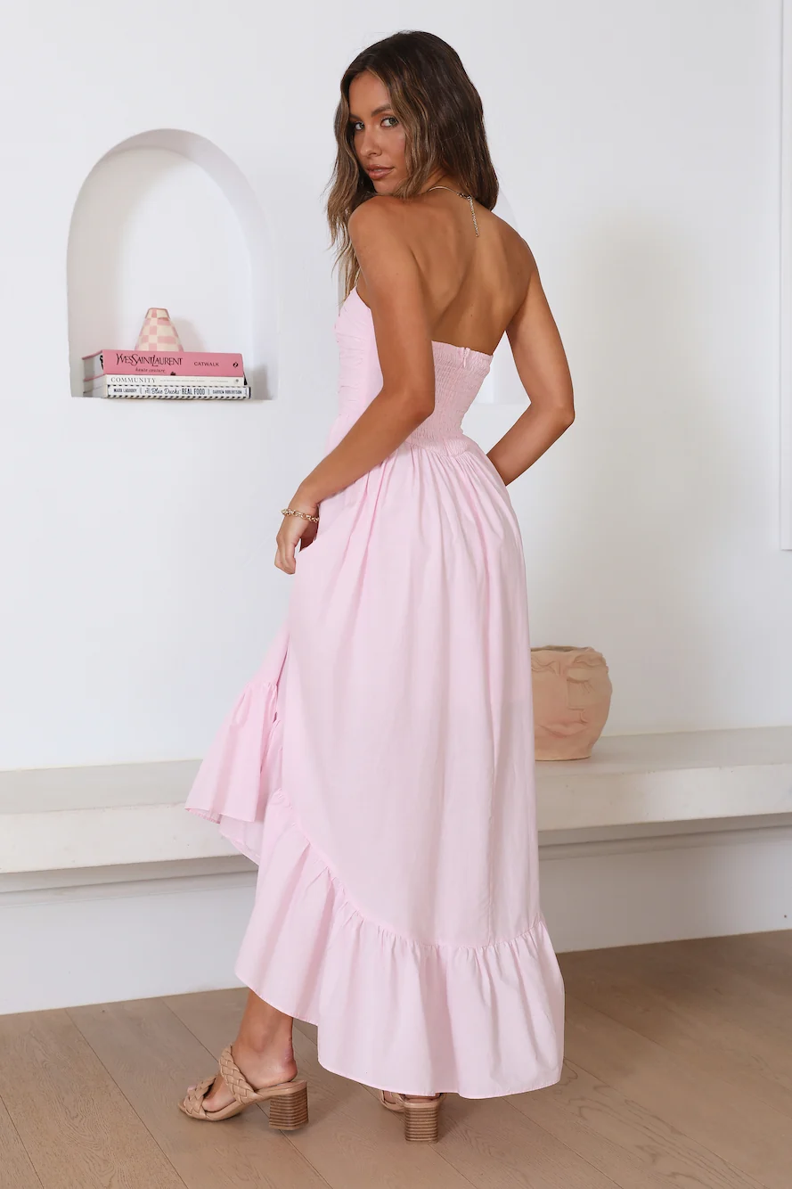 Love In The Summer Maxi Dress Pink - Image 8