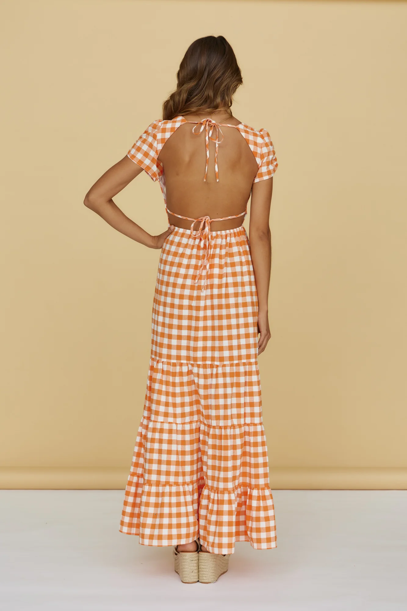 Love Is Yours Maxi Dress Orange - Image 4