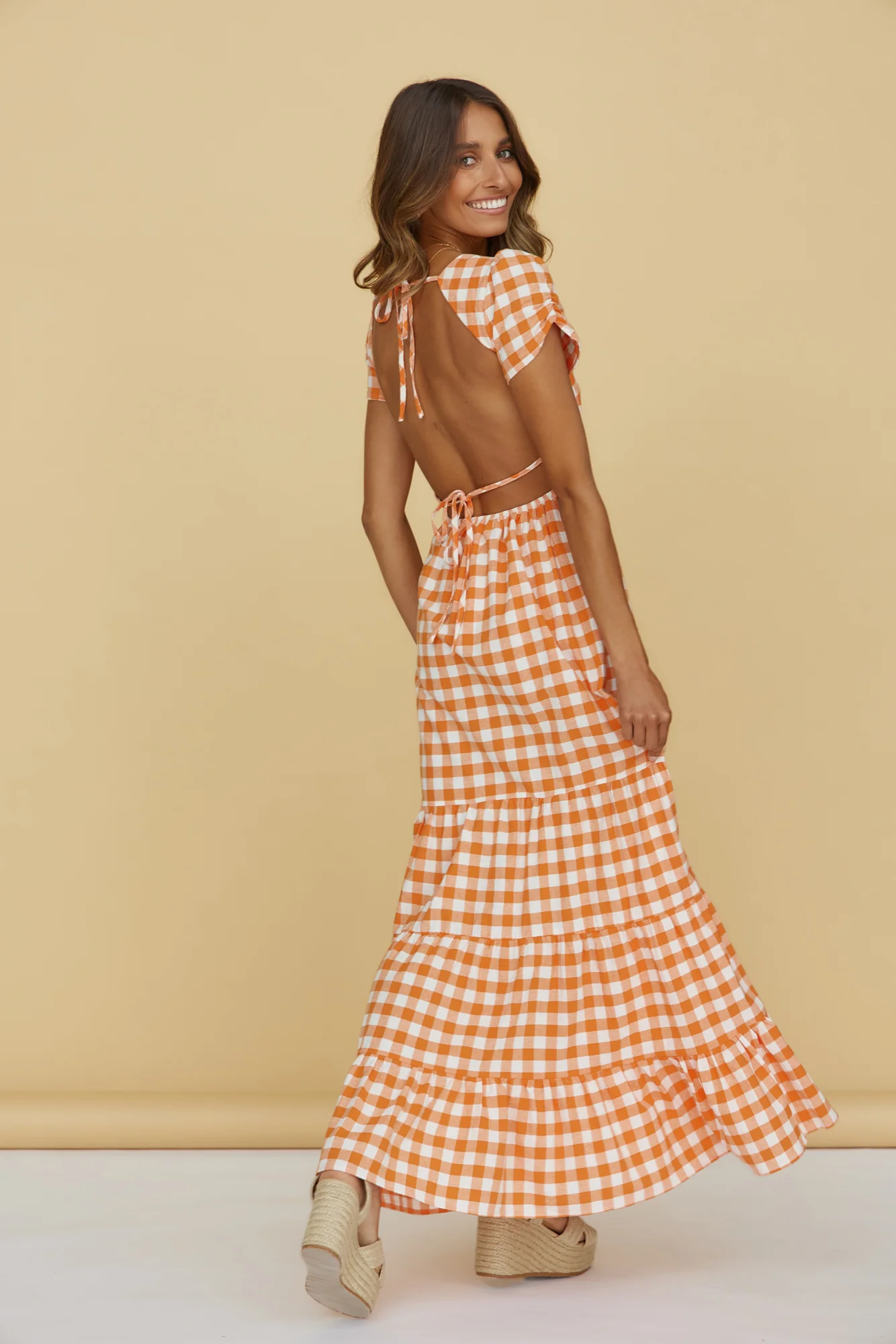 Love Is Yours Maxi Dress Orange - Image 5