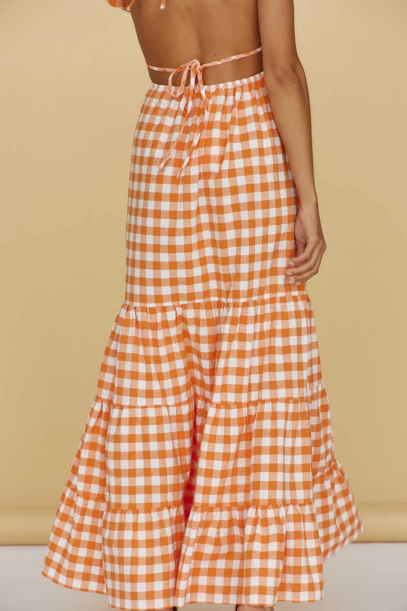 Love Is Yours Maxi Dress Orange - Image 6