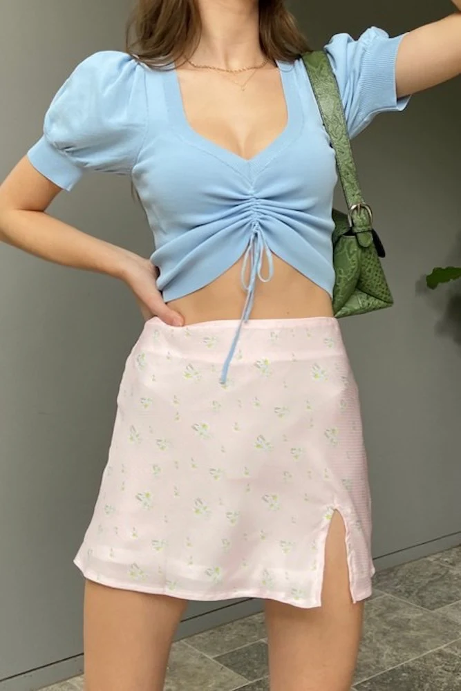 Lucie Mini Skirt Pink