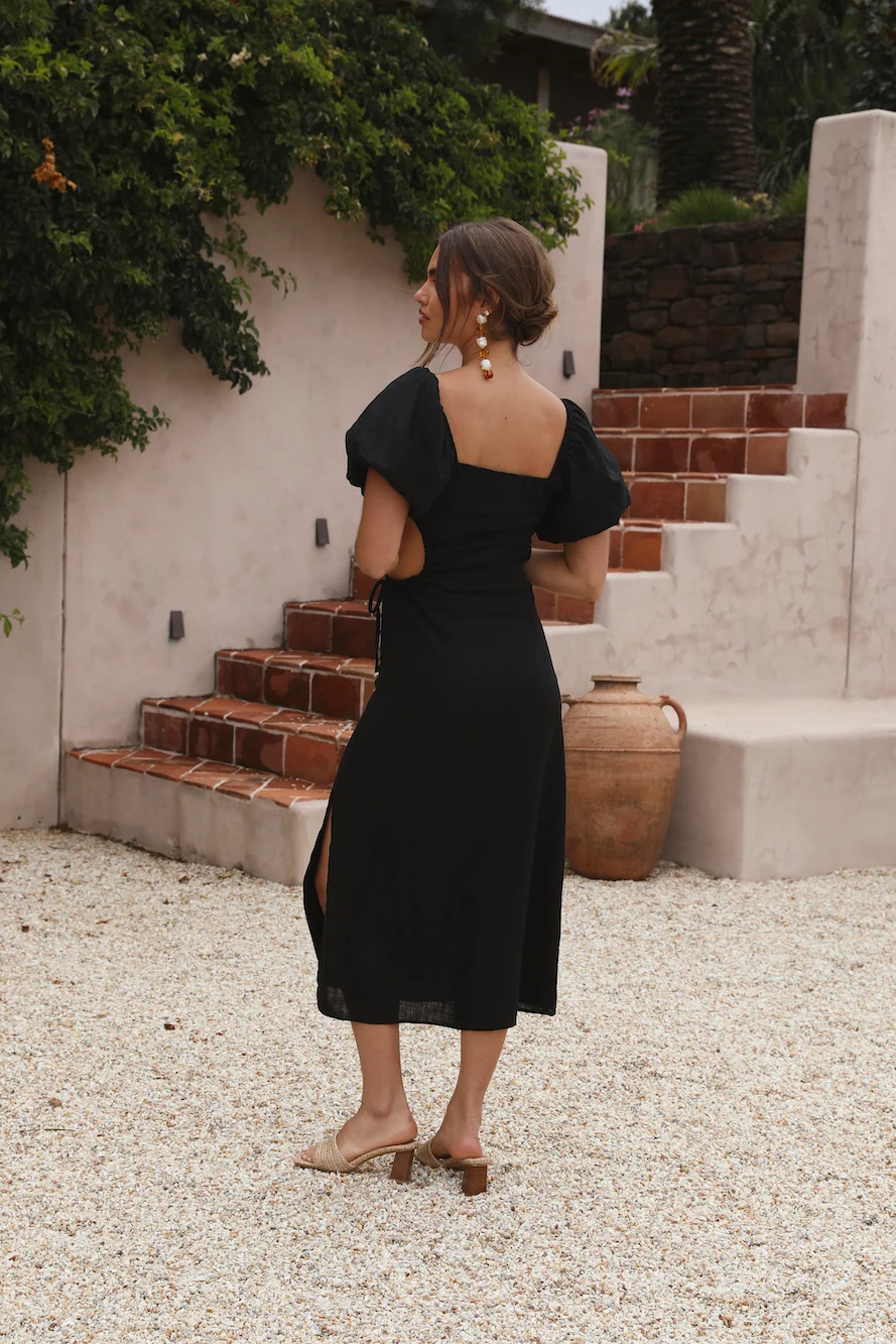 Luna Eclipse Maxi Dress Black - Image 6