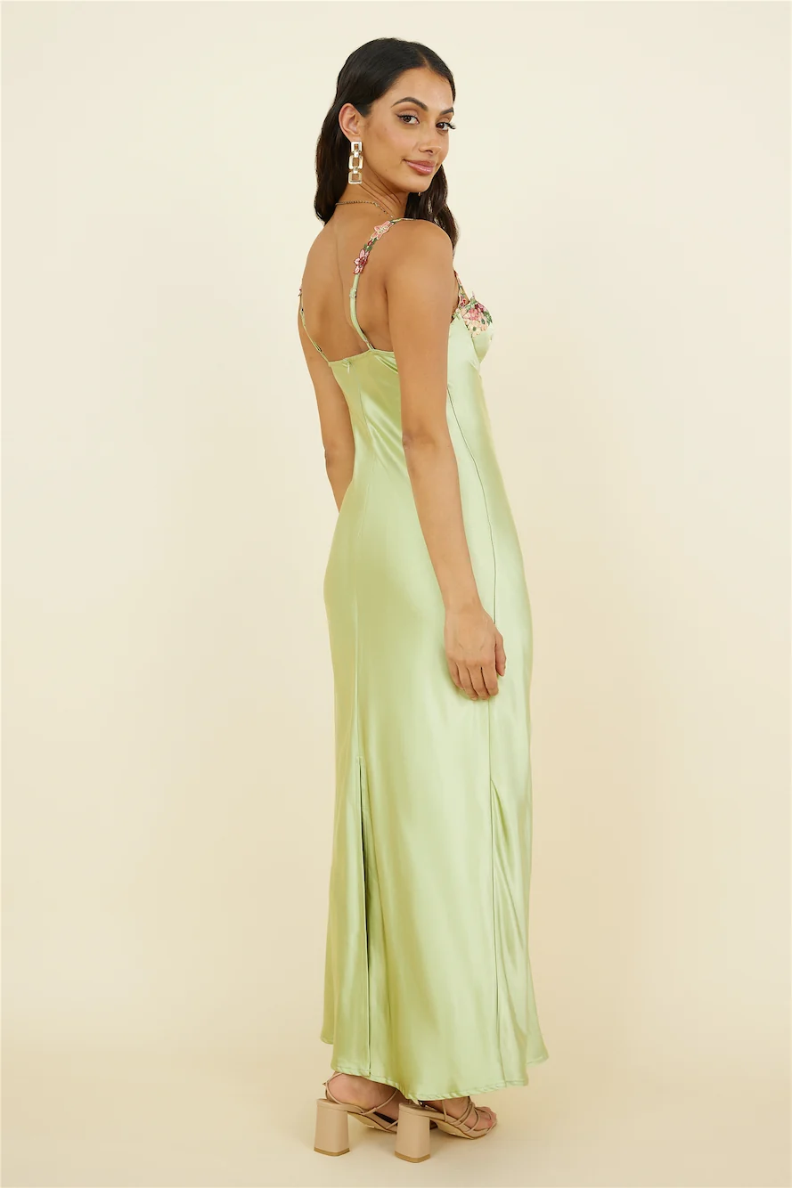 Magnetic Forces Maxi Dress Green - Image 4