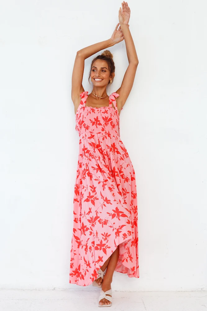 Make It Better Maxi Dress Pink - Image 3