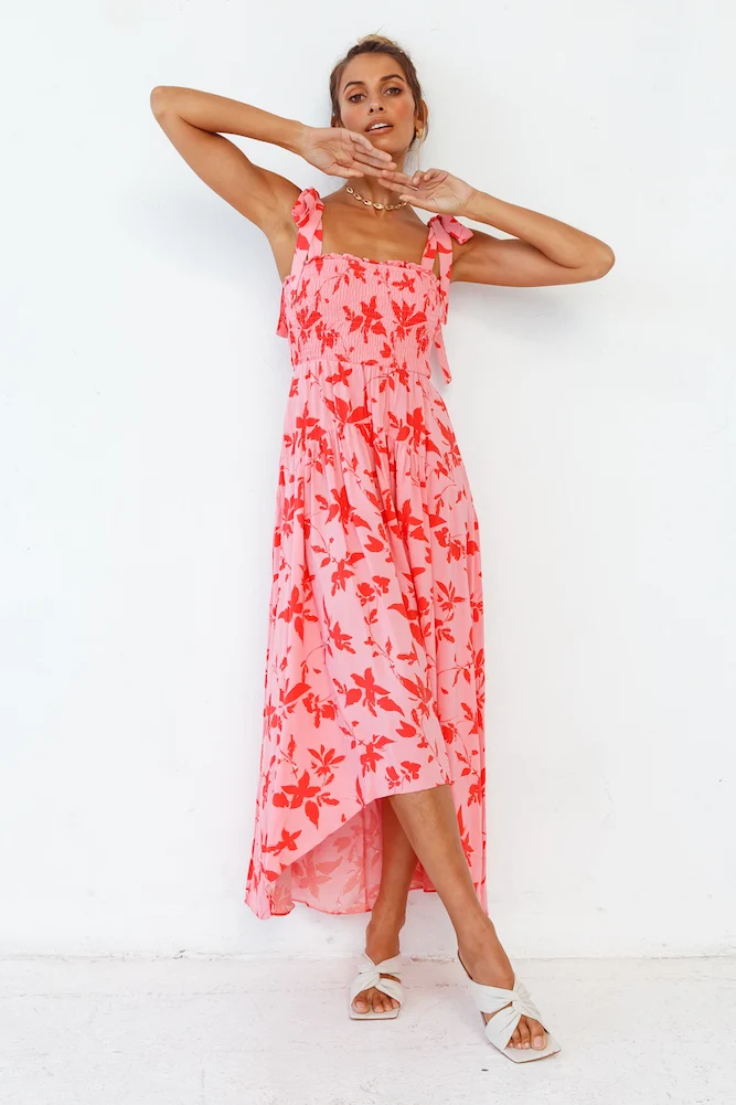 Make It Better Maxi Dress Pink - Image 4