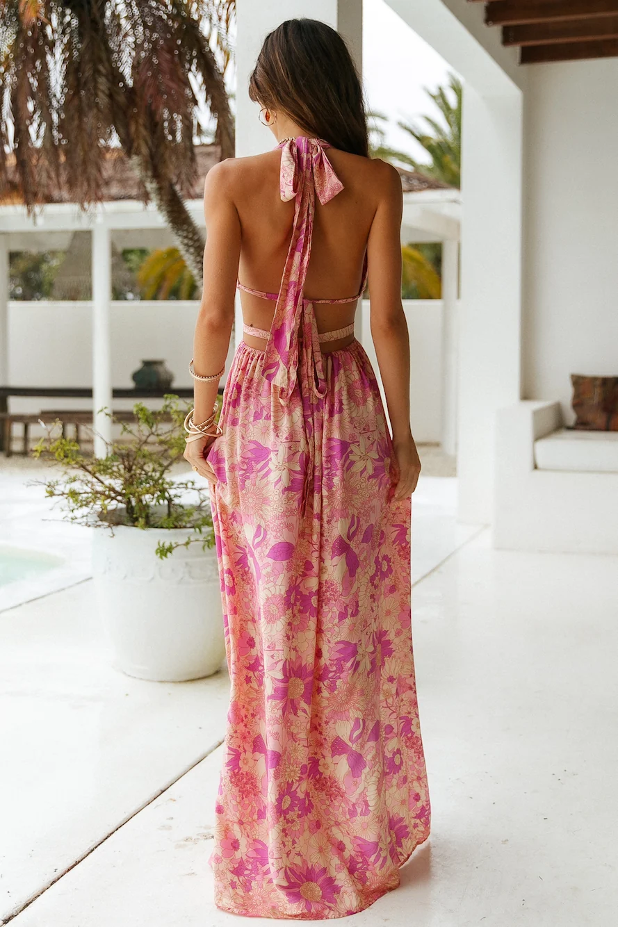 Make It Mine Maxi Dress Purple - Image 7