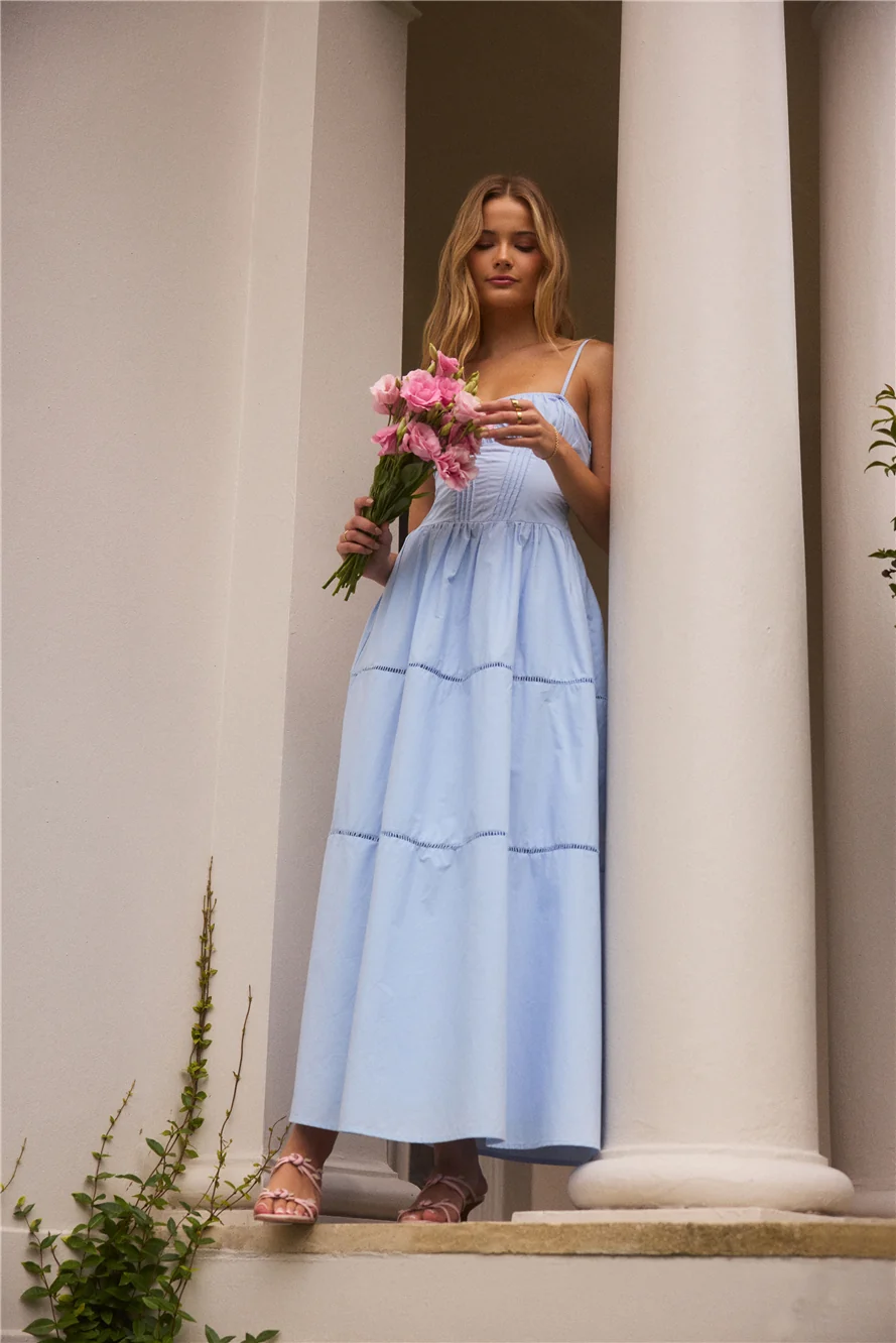 Mandy More Maxi Dress Blue - Image 15