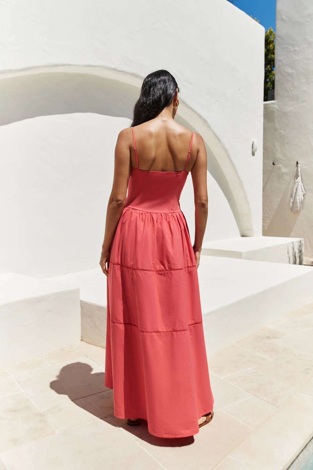 Mandy More Maxi Dress Red - Image 2