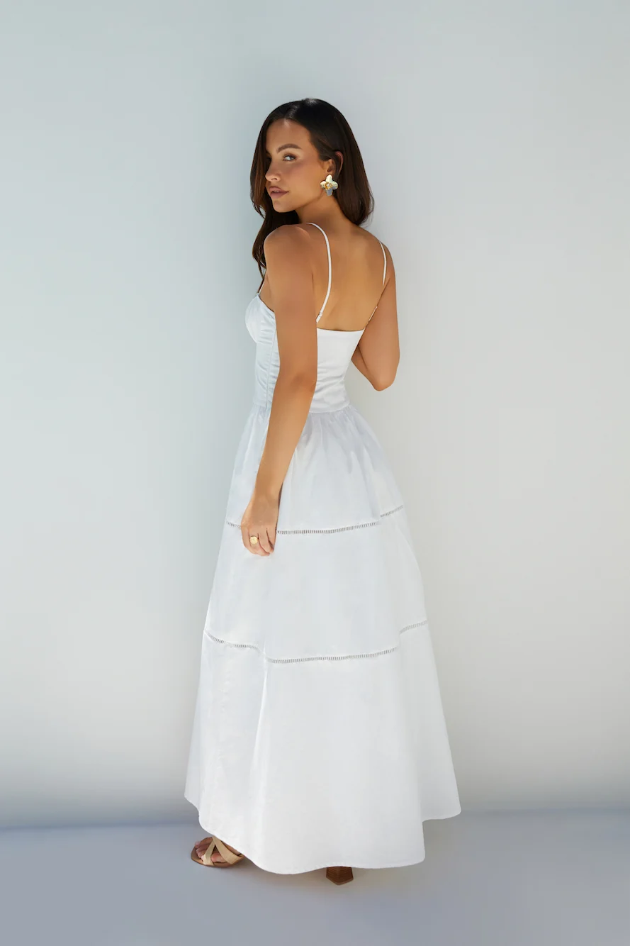 Mandy More Maxi Dress White - Image 2