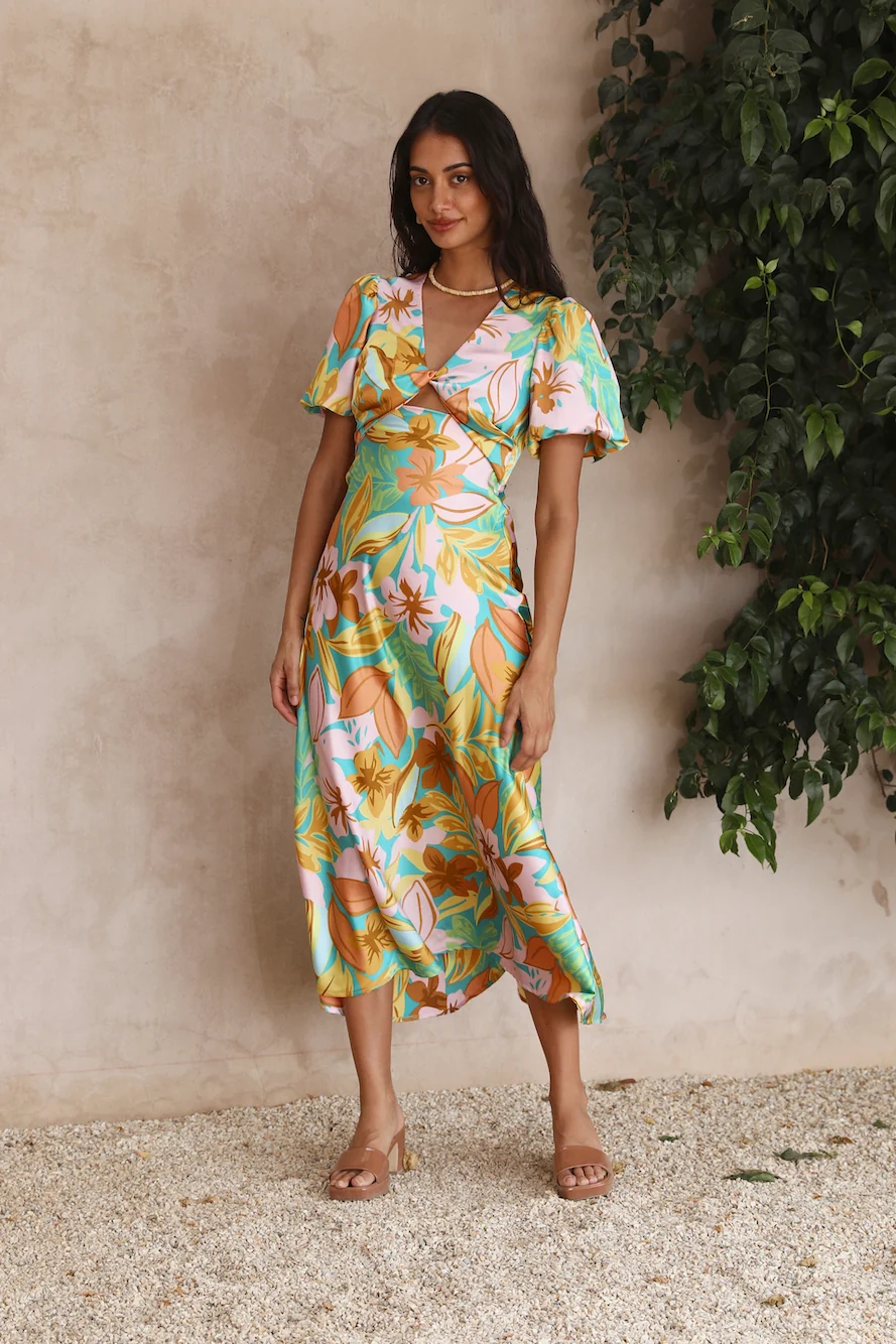 Margaret Maxi Dress Green - Image 2