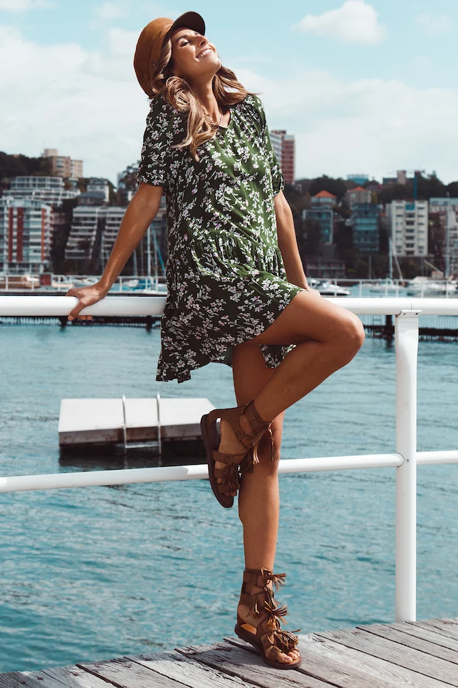 Matcha Dress Green - Image 4
