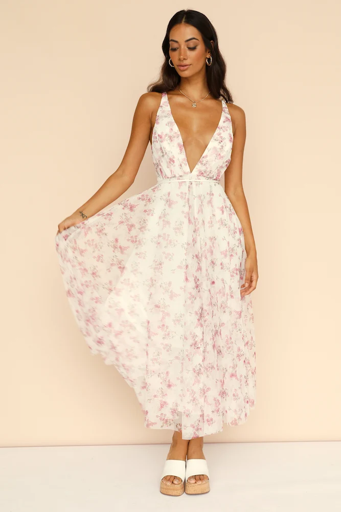 Mayflower Maxi Dress Pink - Image 7
