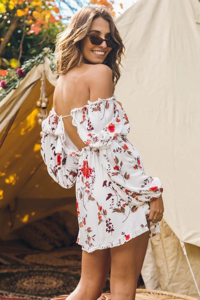 Melrose Dress White - Image 4