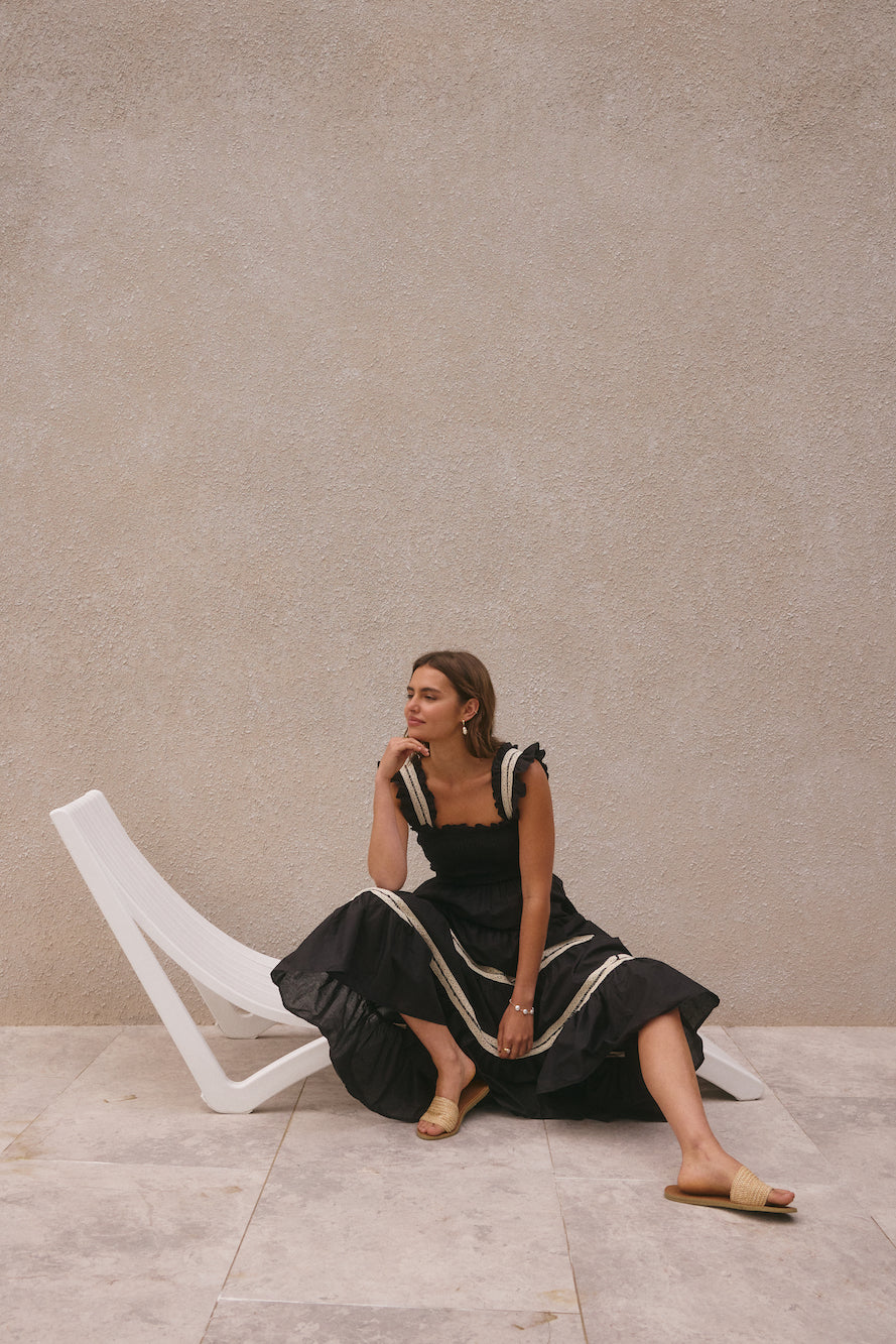Monica Maxi Dress Black - Image 6