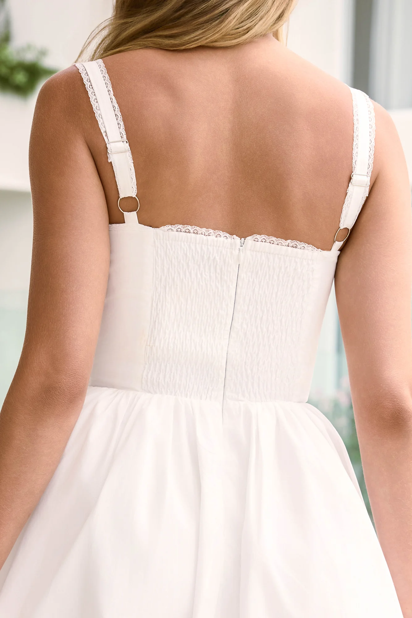Morning Whispers Mini Dress White - Image 8
