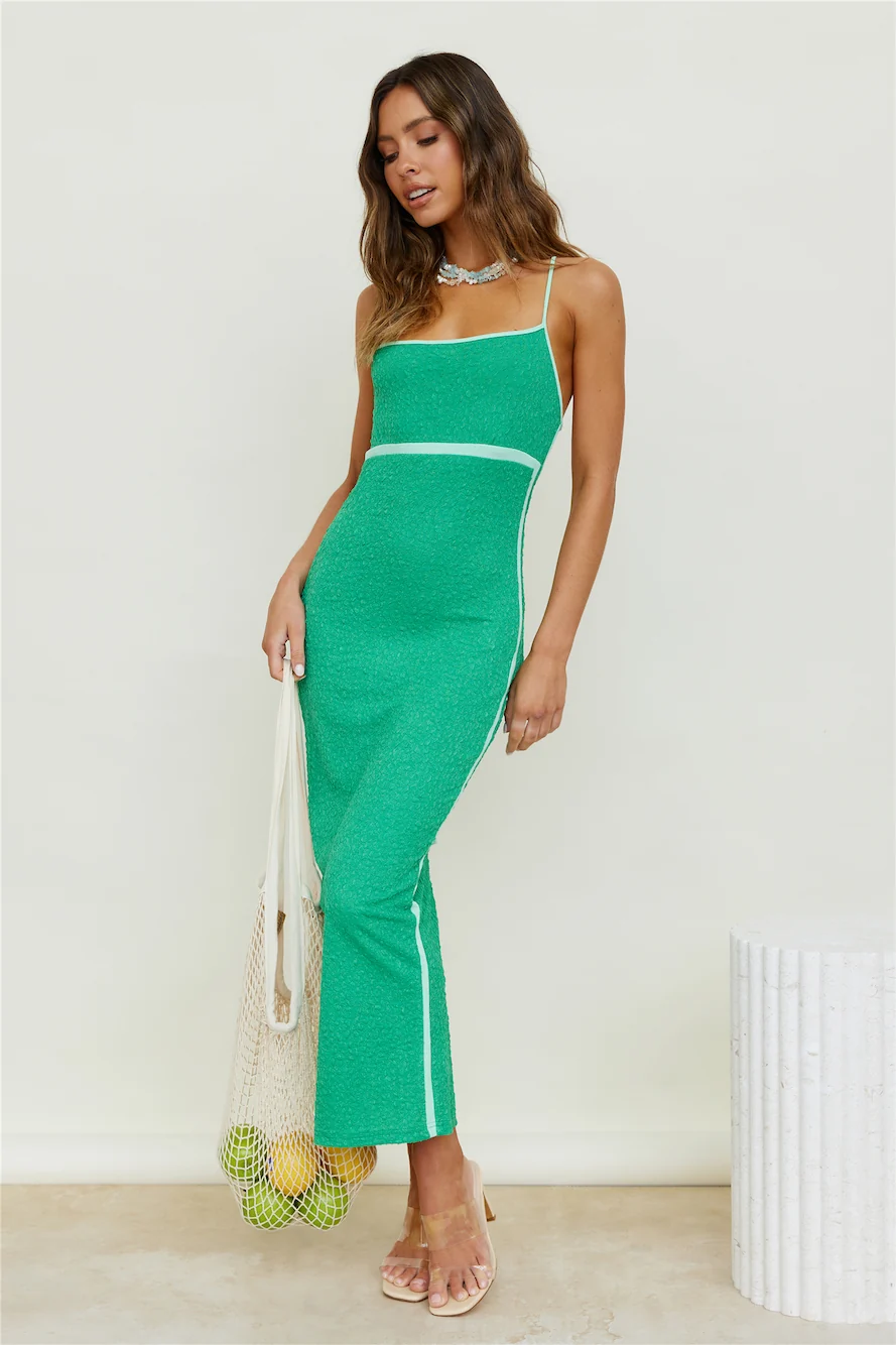 My Harmony Maxi Dress Green - Image 4