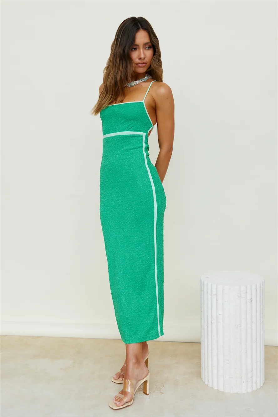 My Harmony Maxi Dress Green - Image 9