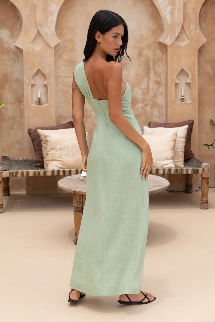 My Marigold Maxi Dress Green - Image 5
