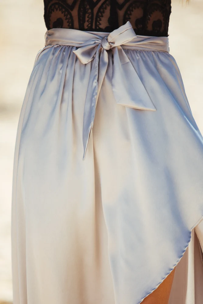 Mystic Maxi Skirt Silver - Image 7