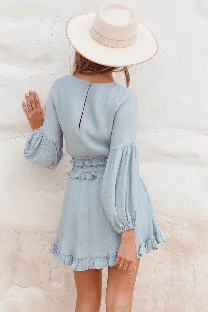 Naoshima Dress Sage - Image 5