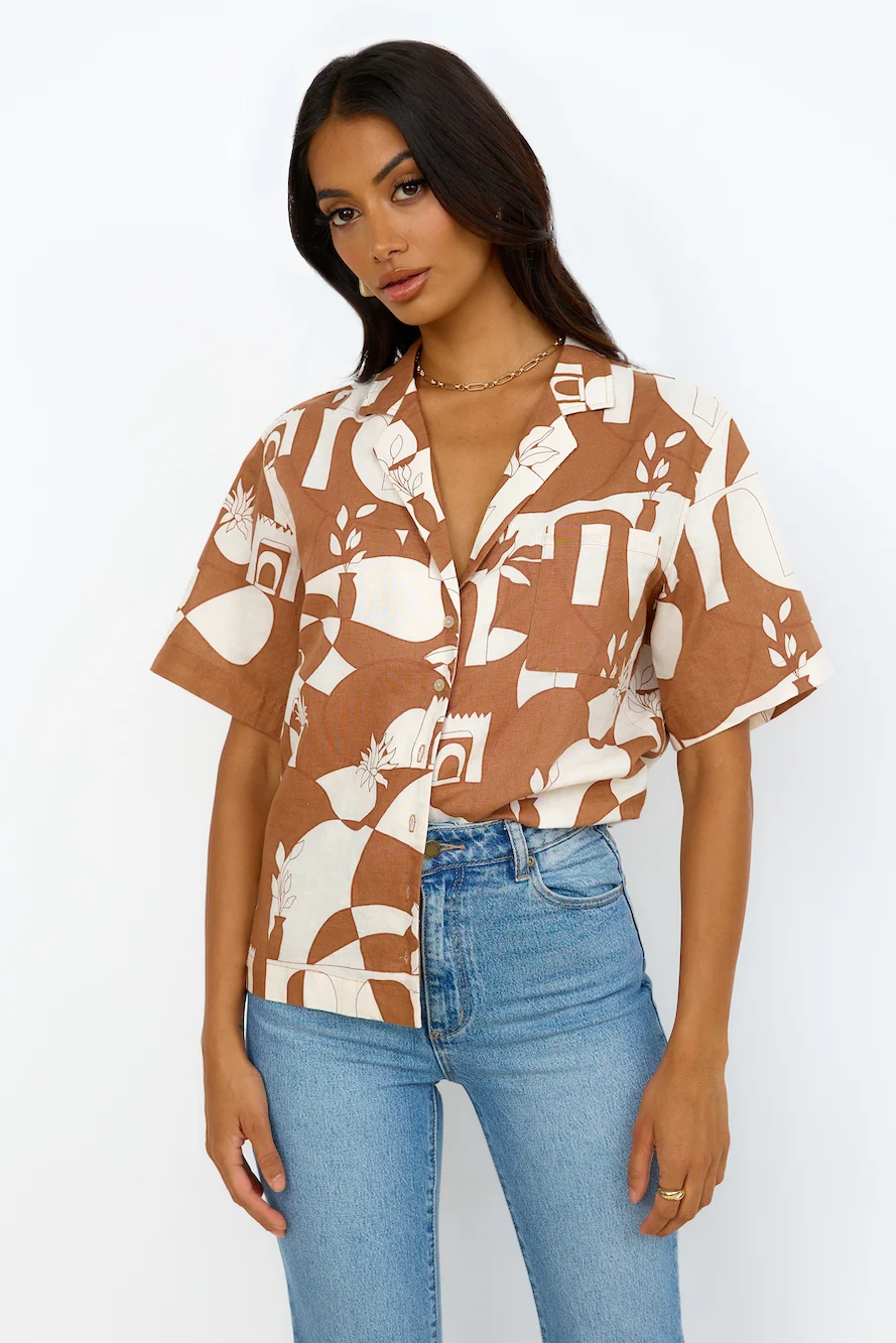 NUDE LUCY Safia Shirt Tangier - Image 2