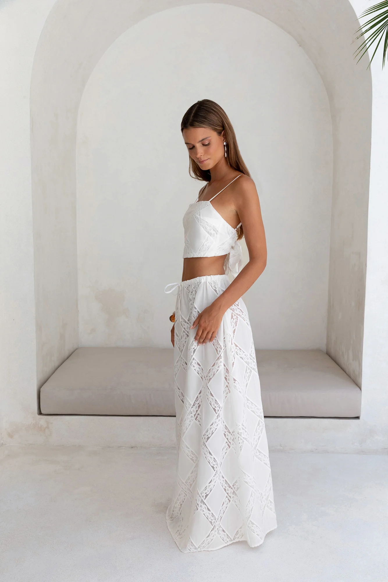 Ocean Air Oasis Crop Top White - Image 8